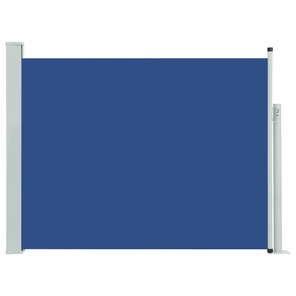 vidaXL Copertină laterală retractabilă terasă, albastru, 140x500 cm vidaXL Copertină laterală retractabilă terasă, albastru, 140x500 cm
