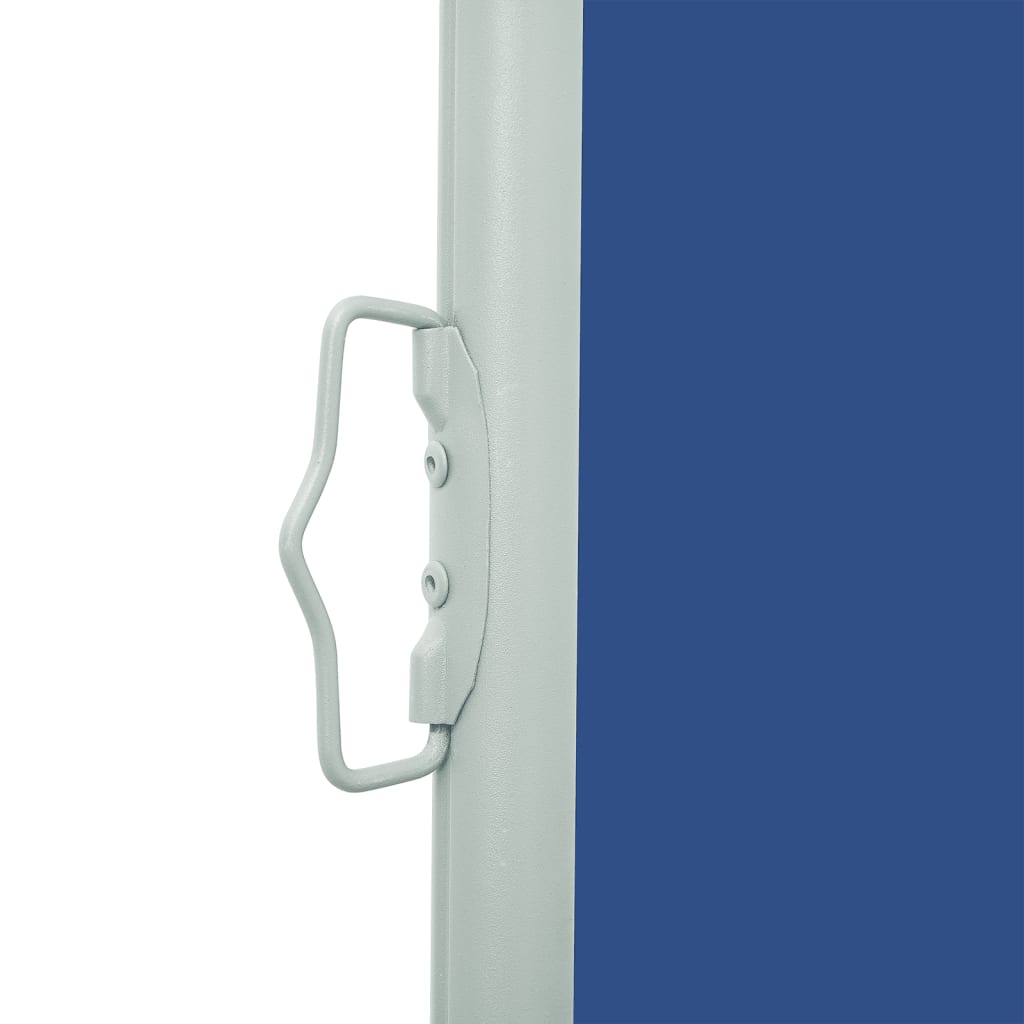 vidaXL Copertină laterală retractabilă terasă, albastru, 140x500 cm vidaXL Copertină laterală retractabilă terasă, albastru, 140x500 cm