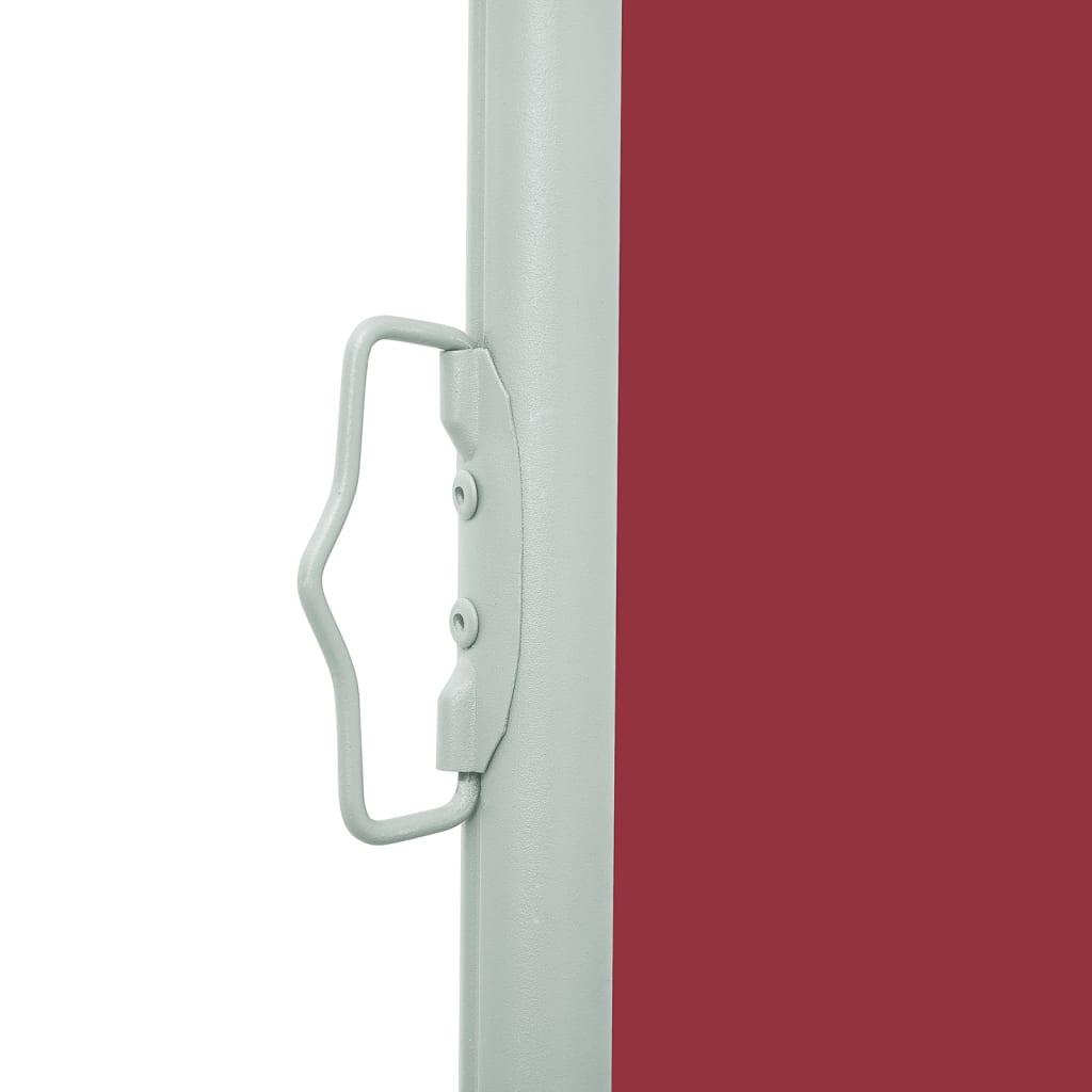 vidaXL Copertină laterală retractabilă de terasă, roșu, 140x500 cm vidaXL Copertină laterală retractabilă de terasă, roșu, 140x500 cm