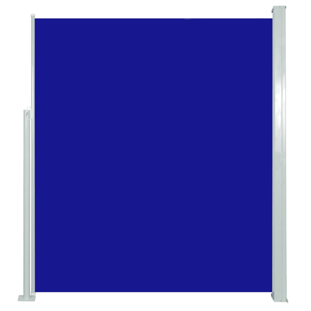 vidaXL Copertină laterală retractabilă de terasă, albastru, 160x500 cm vidaXL Copertină laterală retractabilă de terasă, albastru, 160x500 cm