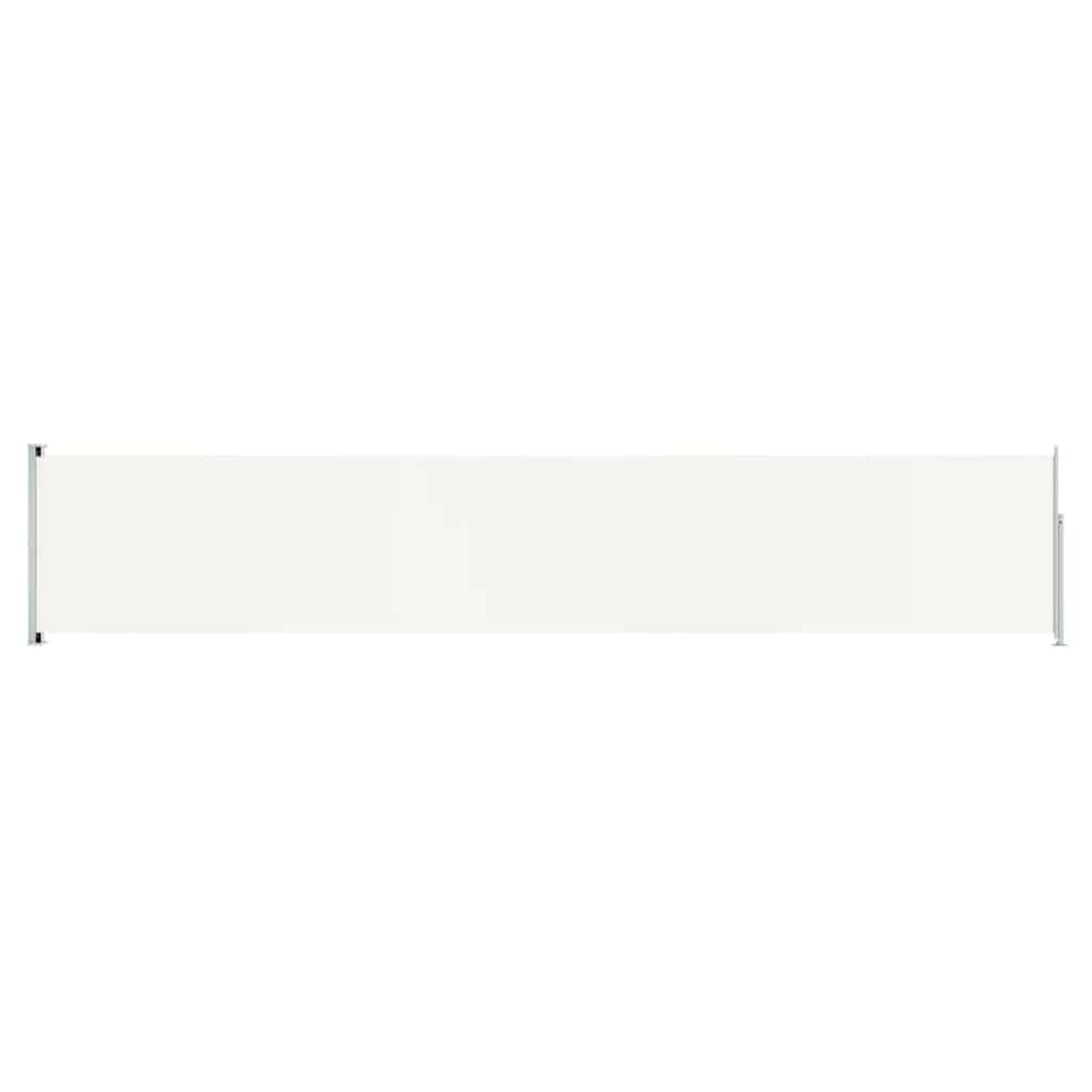 vidaXL Copertină laterală retractabilă de terasă, crem, 117x600 cm vidaXL Copertină laterală retractabilă de terasă, crem, 117x600 cm