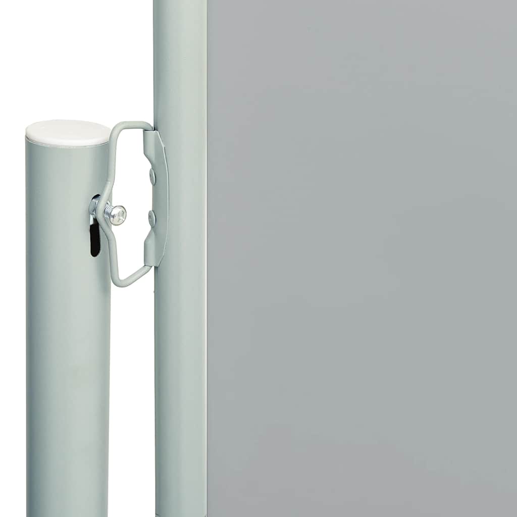 vidaXL Copertină laterală retractabilă de terasă, gri, 117x600 cm vidaXL Copertină laterală retractabilă de terasă, gri, 117x600 cm