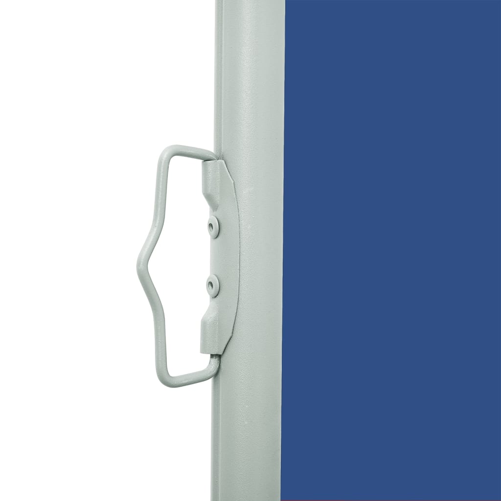 vidaXL Copertină laterală retractabilă de terasă, albastru, 160x600 cm vidaXL Copertină laterală retractabilă de terasă, albastru, 160x600 cm