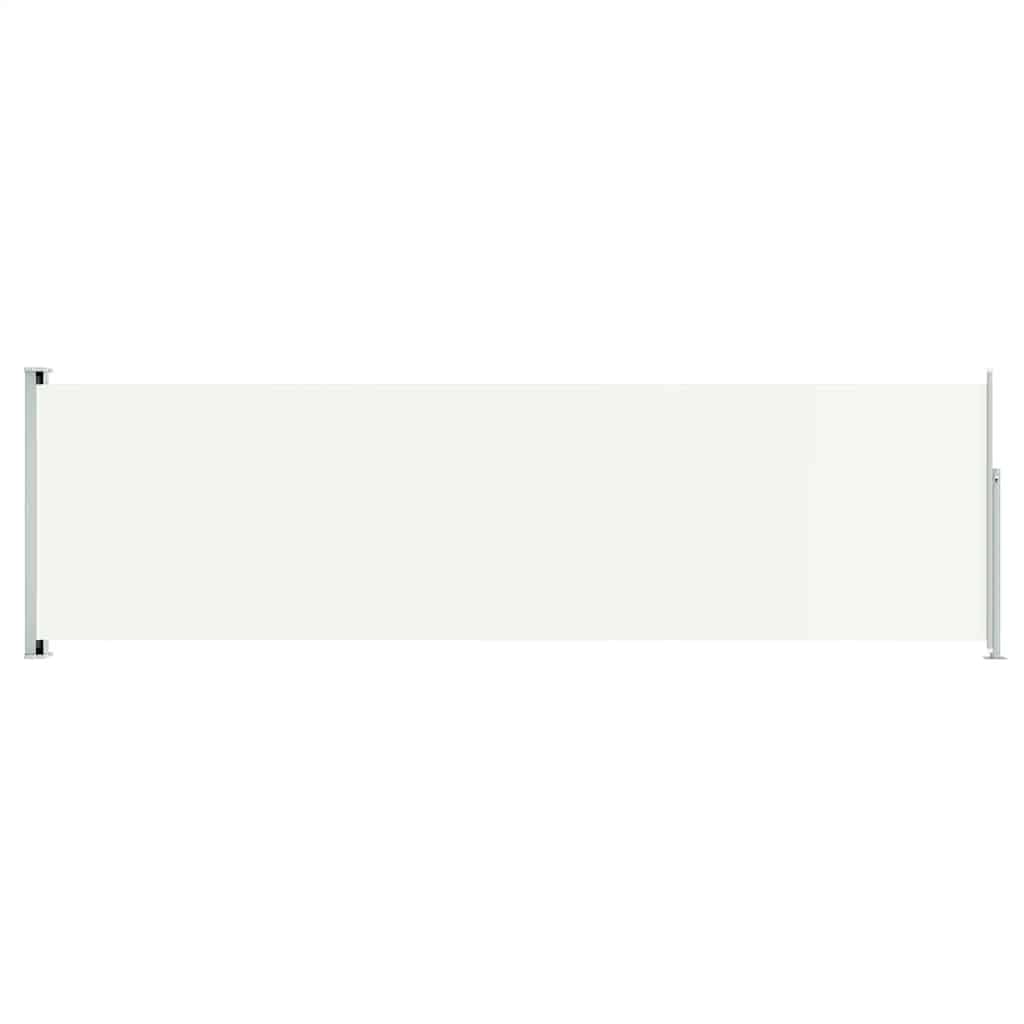 vidaXL Copertină laterală retractabilă de terasă, crem, 180x600 cm vidaXL Copertină laterală retractabilă de terasă, crem, 180x600 cm