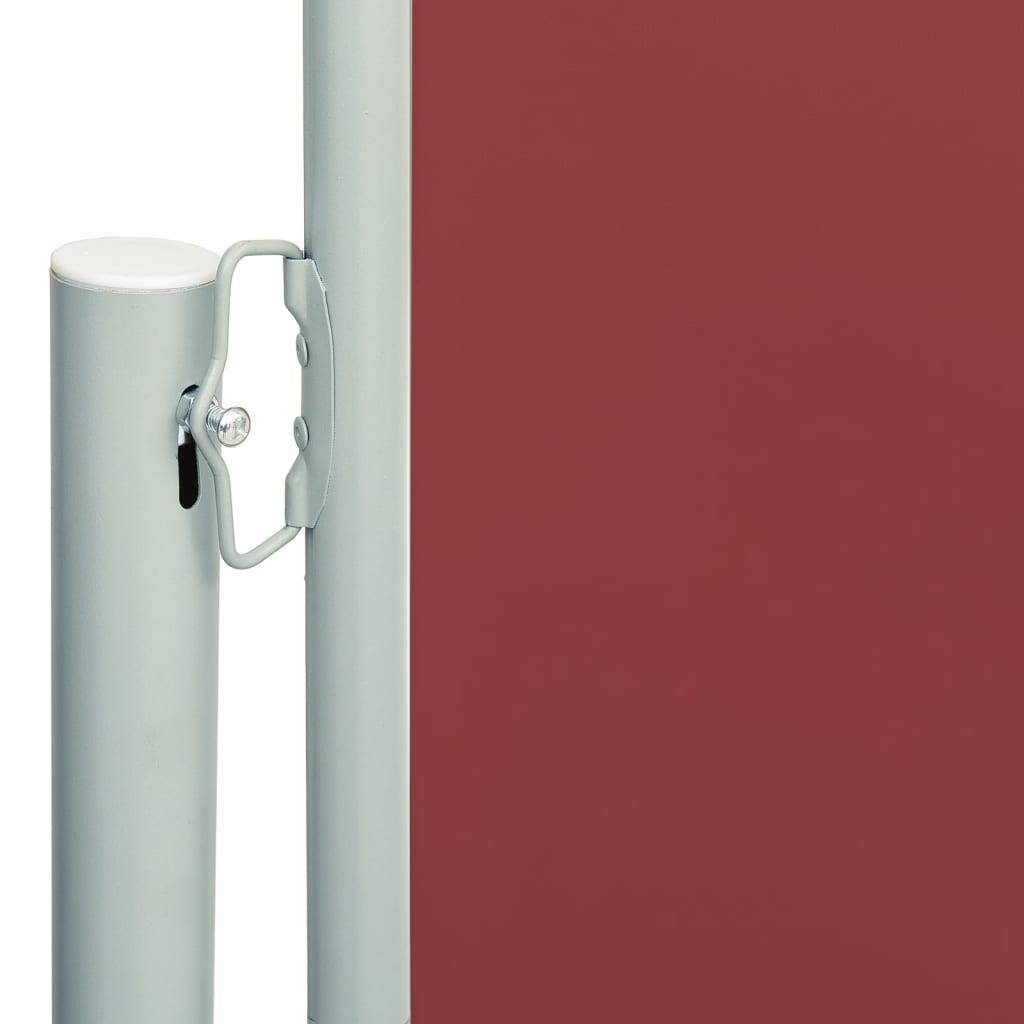 vidaXL Copertină laterală retractabilă de terasă, roșu, 180x600 cm vidaXL Copertină laterală retractabilă de terasă, roșu, 180x600 cm