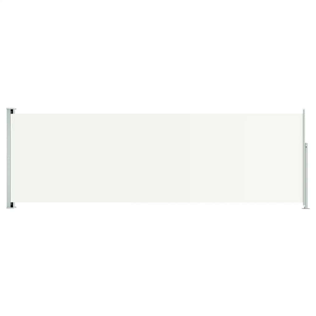 vidaXL Copertină laterală retractabilă de terasă, crem, 200x600 cm