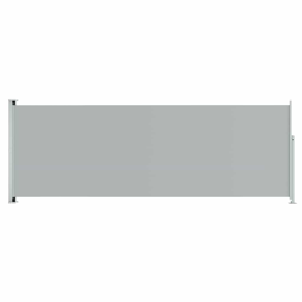 vidaXL Copertină laterală retractabilă de terasă, gri, 220x600 cm vidaXL Copertină laterală retractabilă de terasă, gri, 220x600 cm