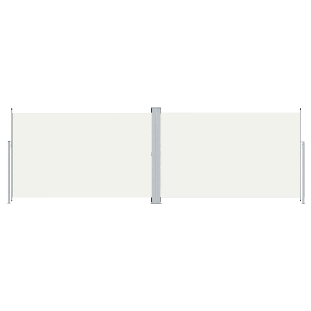 vidaXL Copertină laterală retractabilă, crem, 200x600 cm vidaXL Copertină laterală retractabilă, crem, 200x600 cm