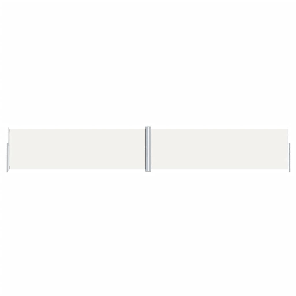 vidaXL Copertină laterală retractabilă, crem, 160x1000 cm