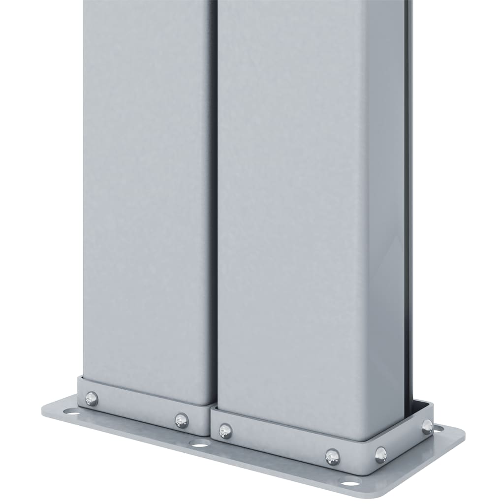 vidaXL Copertina laterală retractabilă, roșu, 160x1000 cm