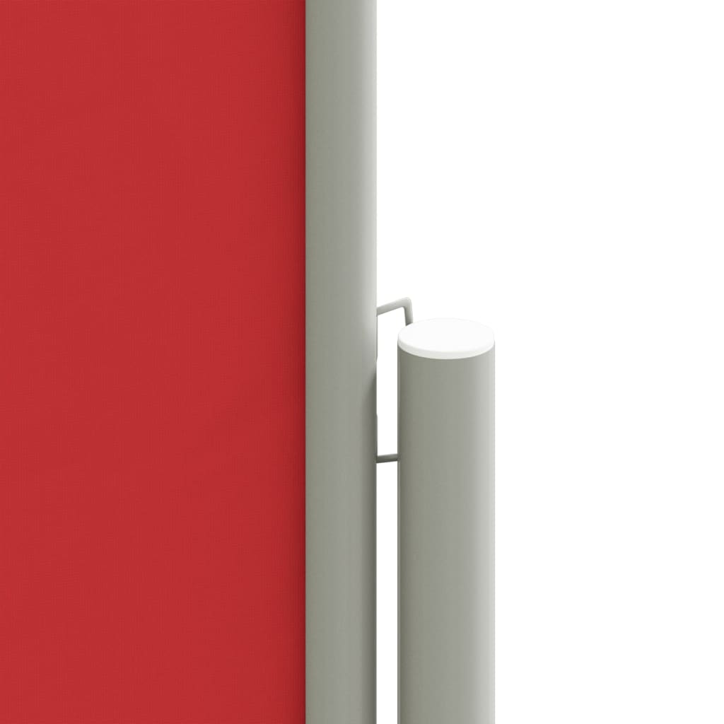 vidaXL Copertina laterală retractabilă, roșu, 140x1200 cm