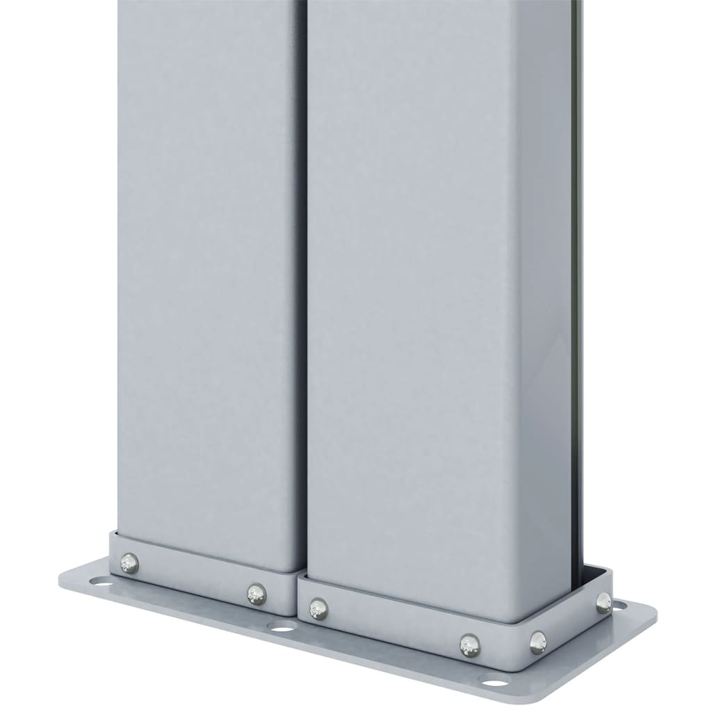 vidaXL Copertină laterală retractabilă, crem, 200x1200 cm