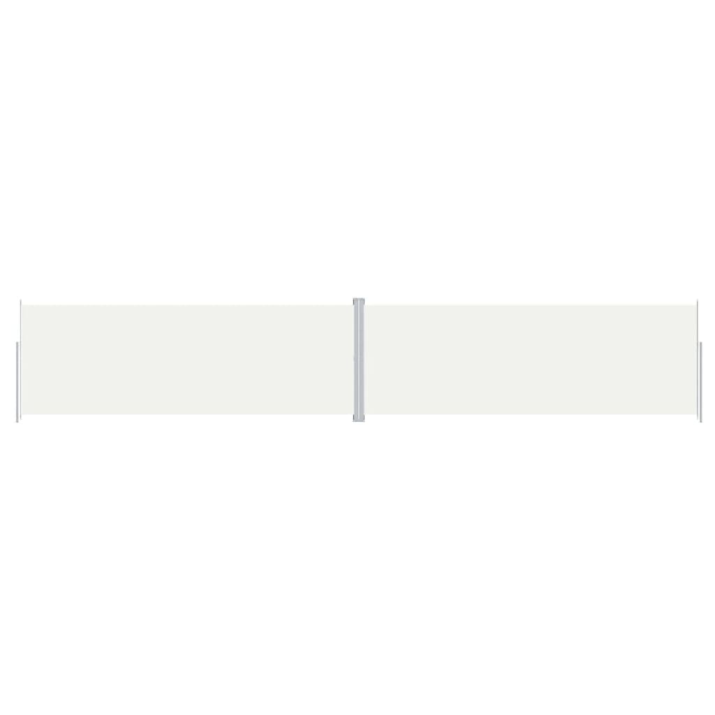 vidaXL Copertină laterală retractabilă, crem, 220x1200 cm vidaXL Copertină laterală retractabilă, crem, 220x1200 cm