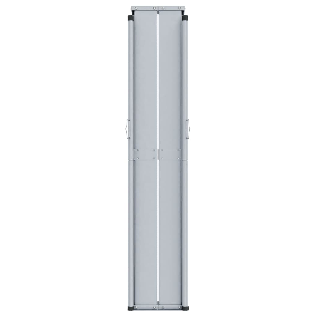 vidaXL Copertină laterală retractabilă, maro, 220x1200 cm