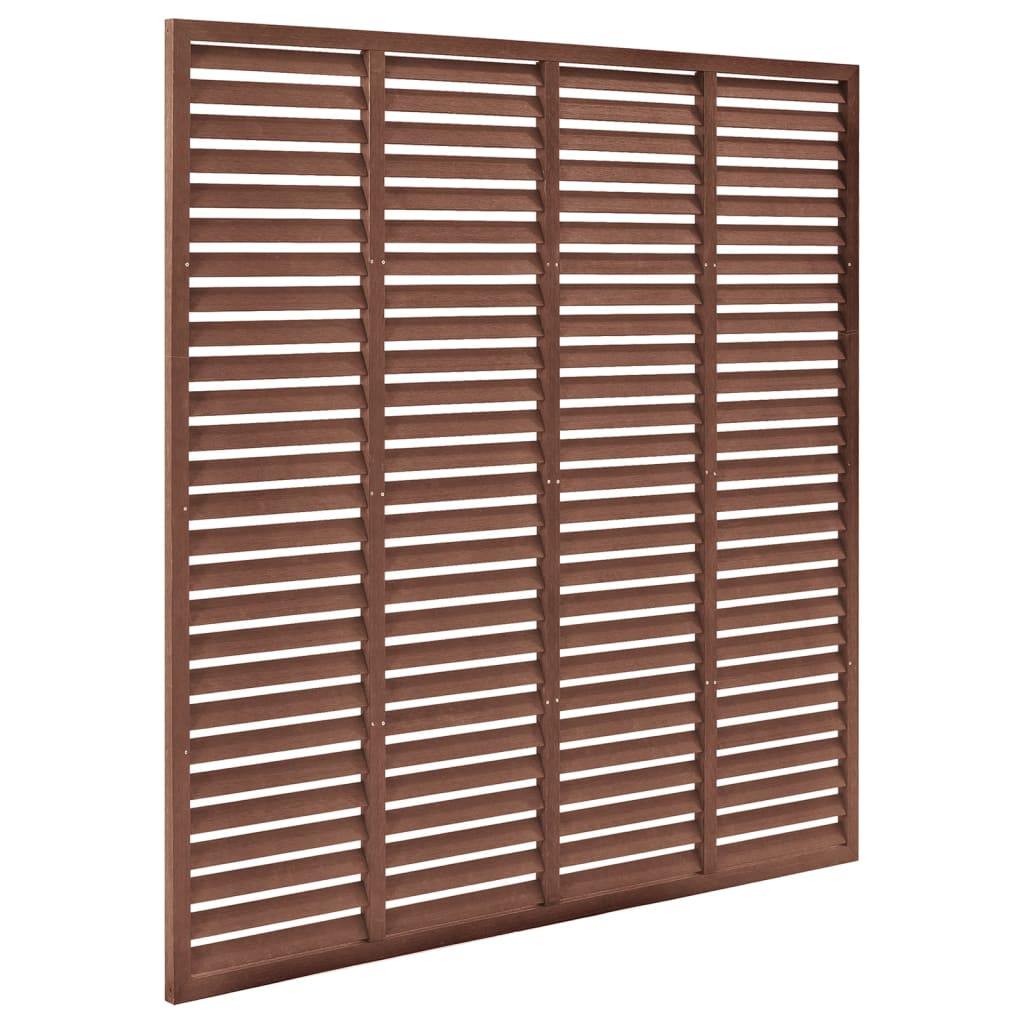 vidaXL Gard tip oblon, maro, 180x180 cm, WPC