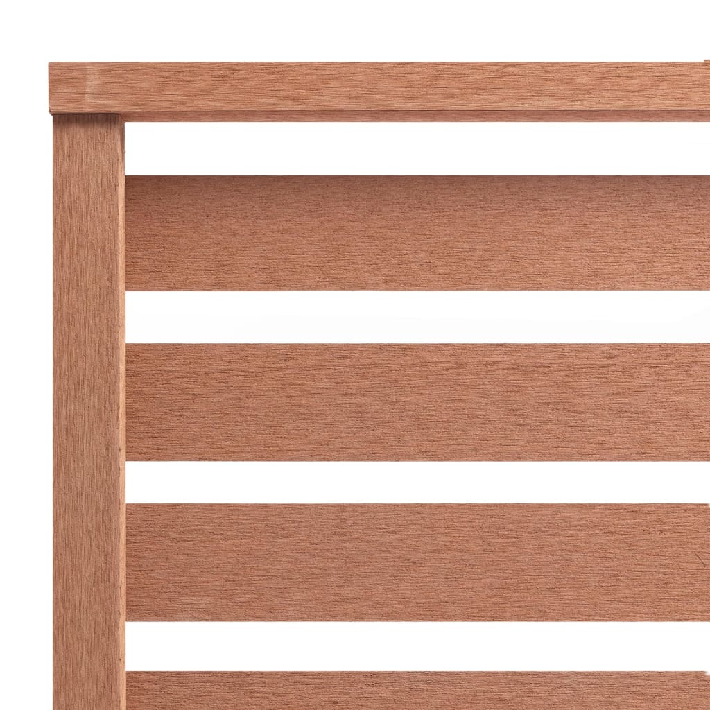 vidaXL Panou de gard, maro, 180x180 cm, WPC vidaXL Panou de gard, maro, 180x180 cm, WPC