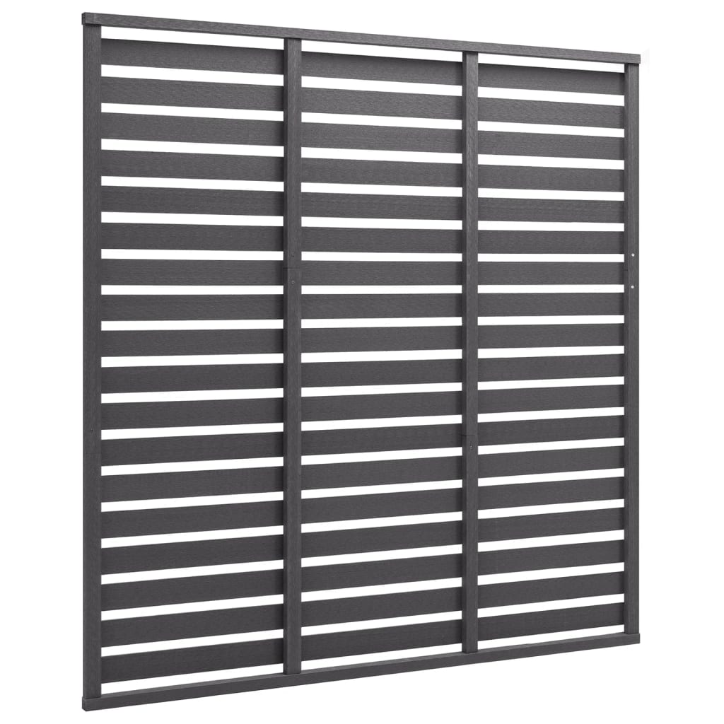 vidaXL Panou de gard, gri, 180x180 cm, WPC vidaXL Panou de gard, gri, 180x180 cm, WPC