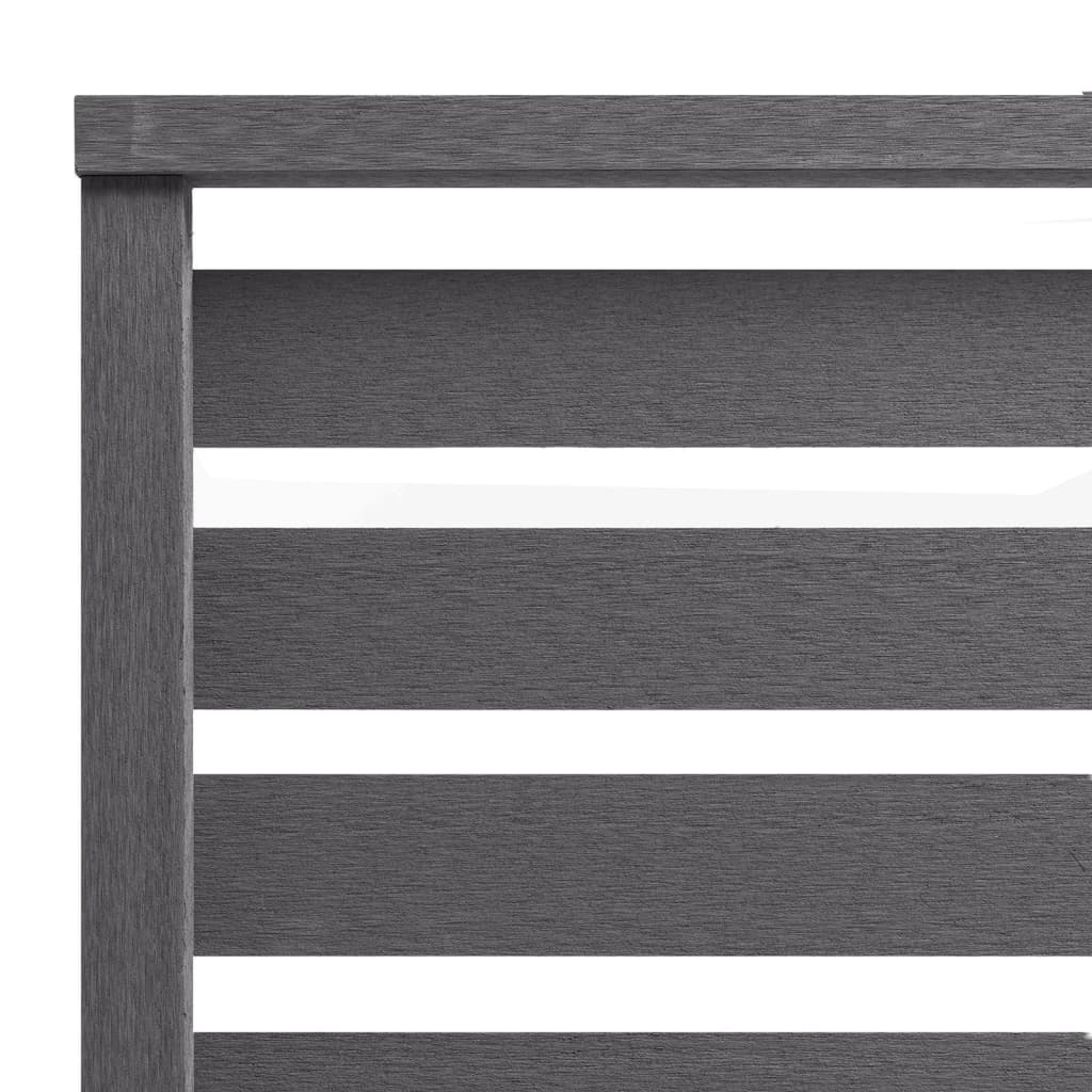 vidaXL Panou de gard, gri, 180x180 cm, WPC vidaXL Panou de gard, gri, 180x180 cm, WPC
