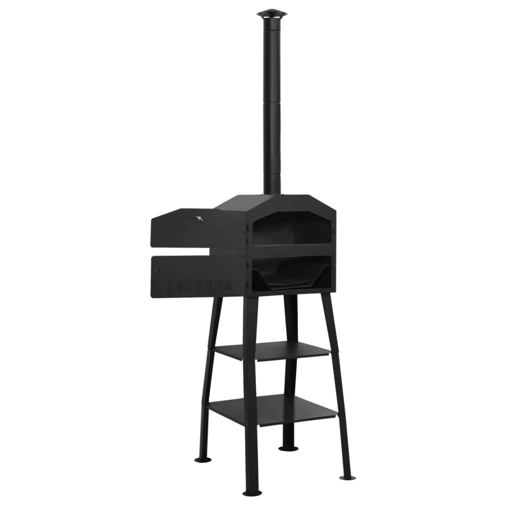vidaXL Cuptor pizza de exterior, pe cărbuni, cu 2 pietre de copt vidaXL Cuptor pizza de exterior, pe cărbuni, cu 2 pietre de copt