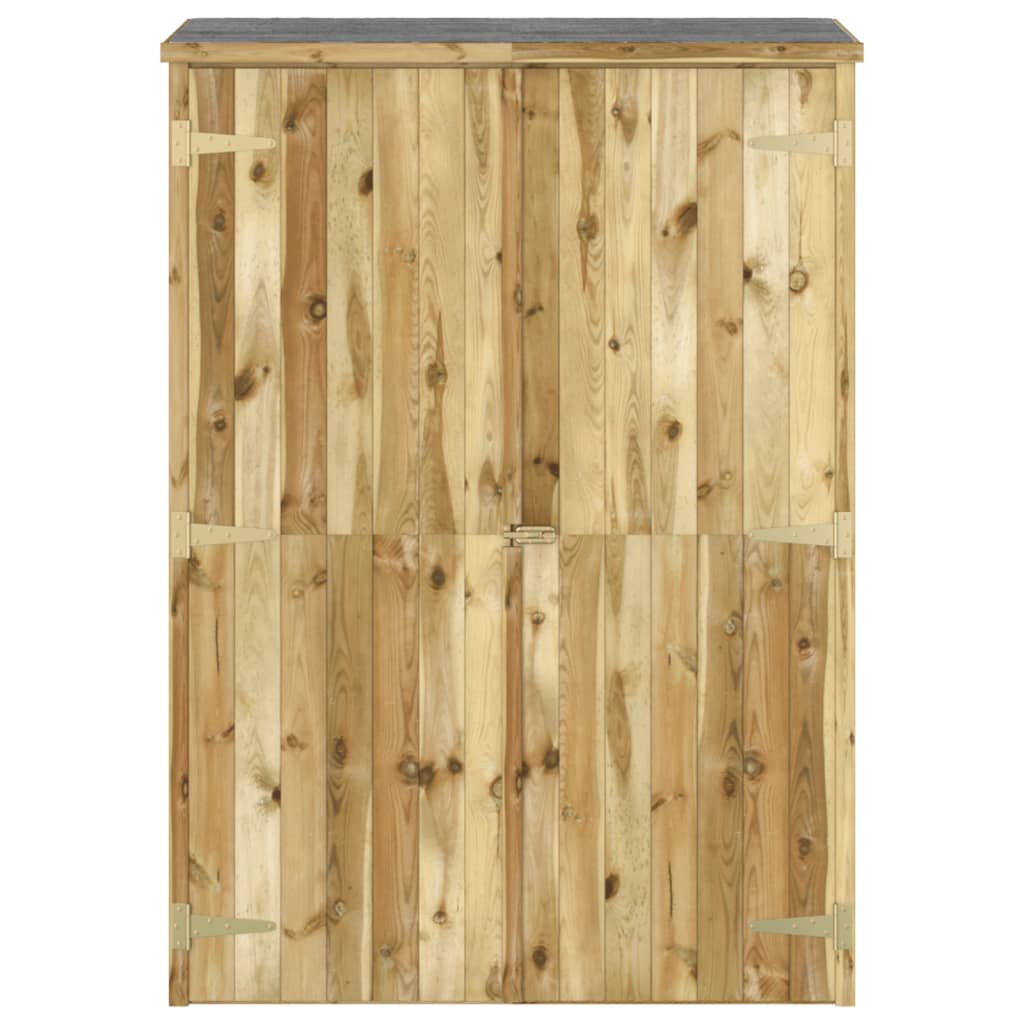 vidaXL Magazie de unelte de grădină 123x45x171cm lemn masiv pin tratat vidaXL Magazie de unelte de grădină 123x45x171cm lemn masiv pin tratat