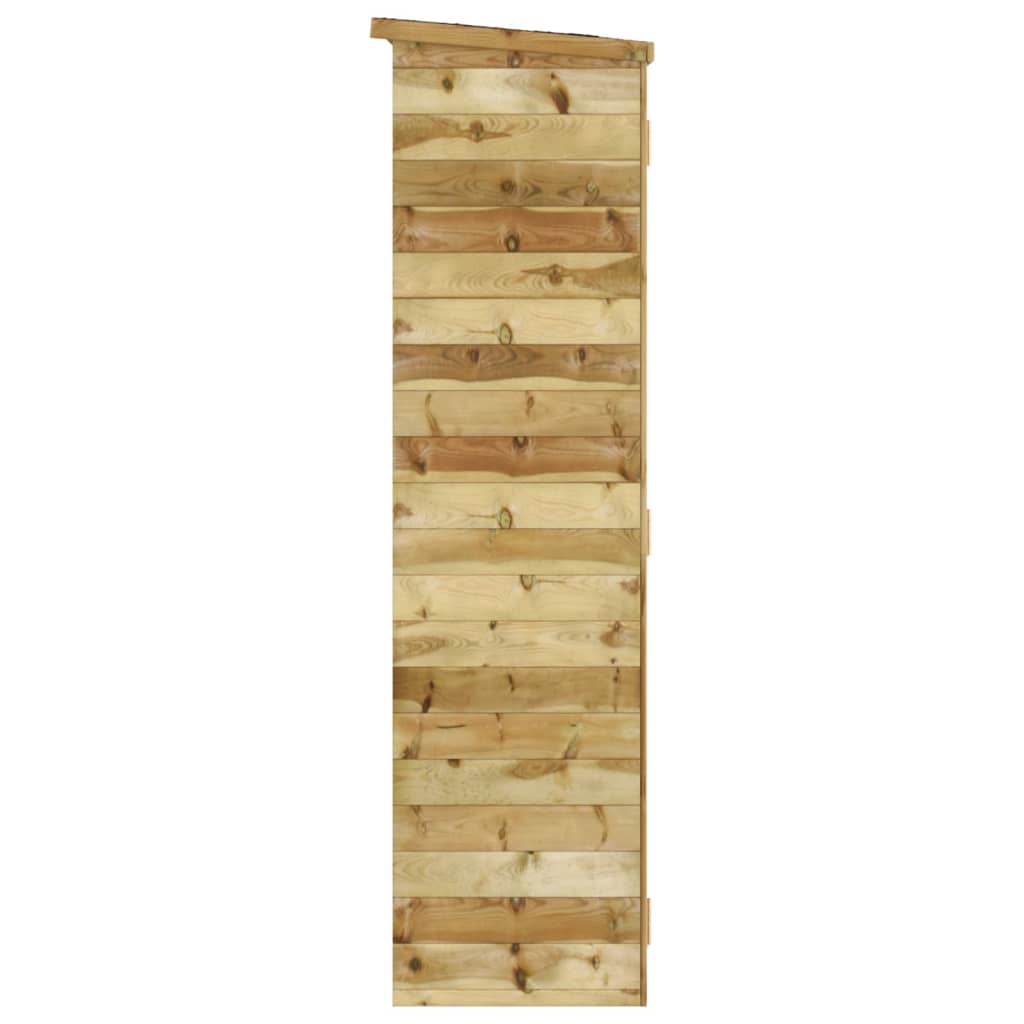 vidaXL Magazie de unelte de grădină 123x45x171cm lemn masiv pin tratat vidaXL Magazie de unelte de grădină 123x45x171cm lemn masiv pin tratat