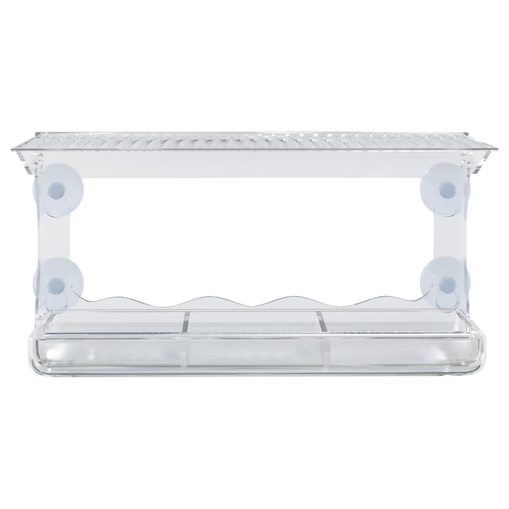 vidaXL Hrănitoare păsări pentru fereastră 2 buc. 30x12x15 cm acril vidaXL Hrănitoare păsări pentru fereastră 2 buc. 30x12x15 cm acril