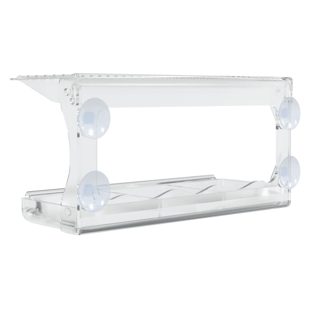vidaXL Hrănitoare păsări pentru fereastră 2 buc. 30x12x15 cm acril vidaXL Hrănitoare păsări pentru fereastră 2 buc. 30x12x15 cm acril