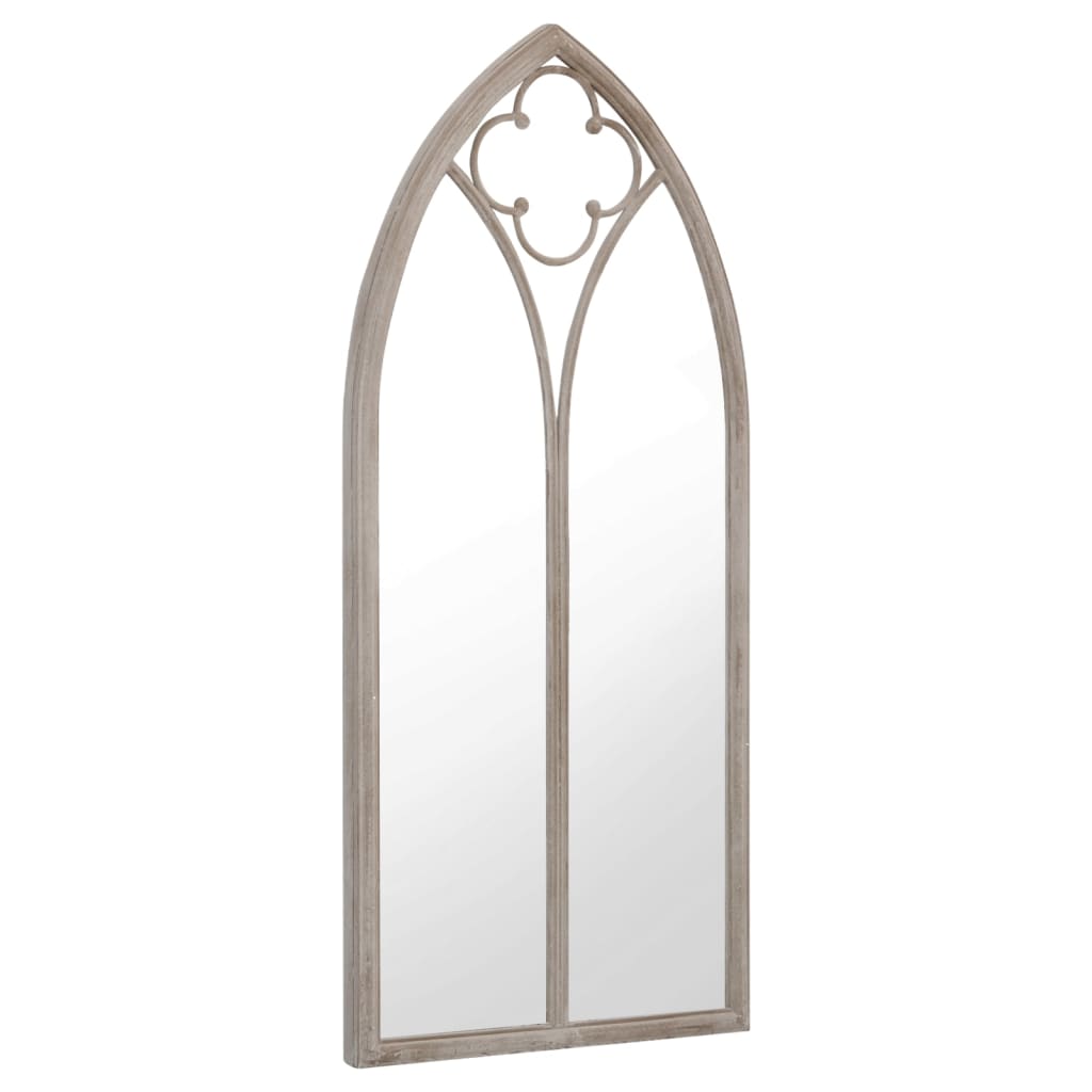 vidaXL Oglindă de grădină, nisipiu, 70x30 cm, fier pentru uz exterior vidaXL Oglindă de grădină, nisipiu, 70x30 cm, fier pentru uz exterior