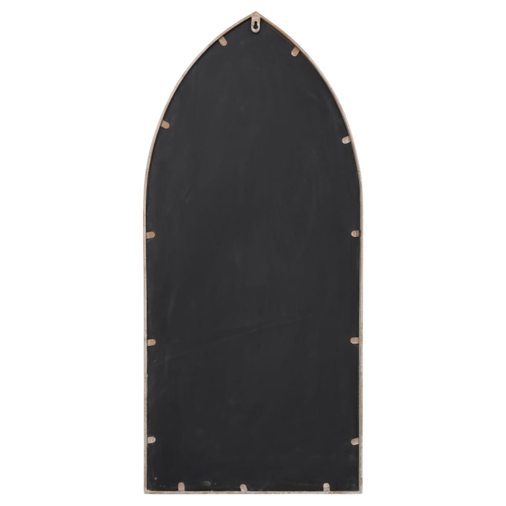 vidaXL Oglindă de grădină, nisipiu, 70x30 cm, fier pentru uz exterior vidaXL Oglindă de grădină, nisipiu, 70x30 cm, fier pentru uz exterior