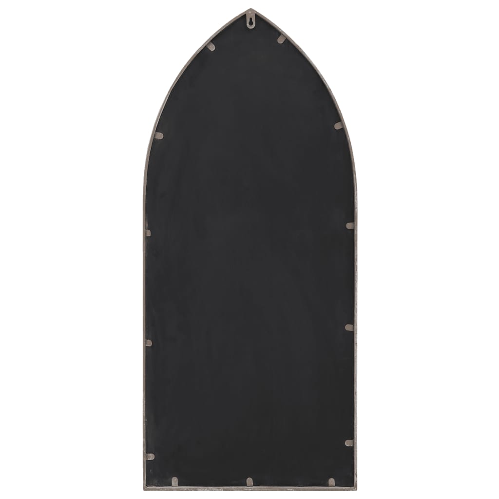 vidaXL Oglindă de grădină, nisipiu, 70x30 cm, fier uz exterior