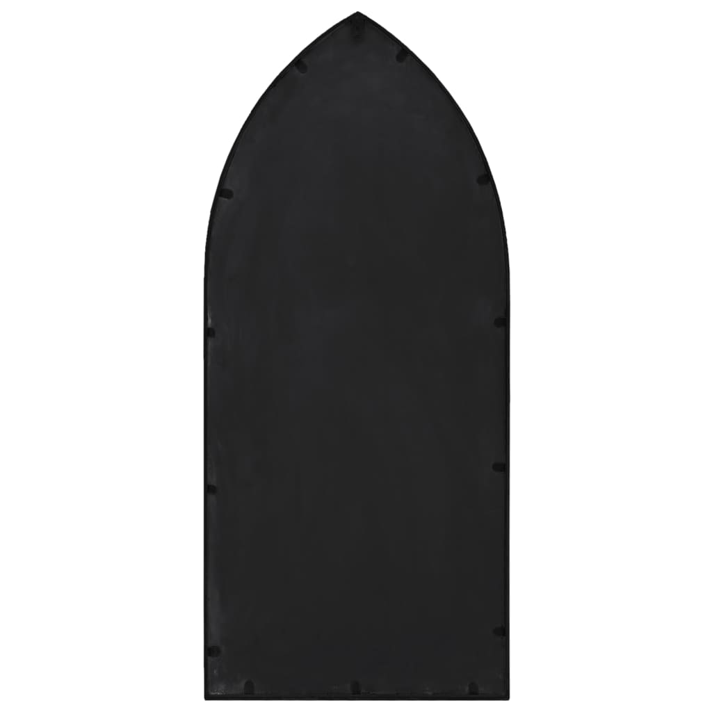 vidaXL Oglindă de grădină, negru, 70x30 cm, fier, uz exterior vidaXL Oglindă de grădină, negru, 70x30 cm, fier, uz exterior