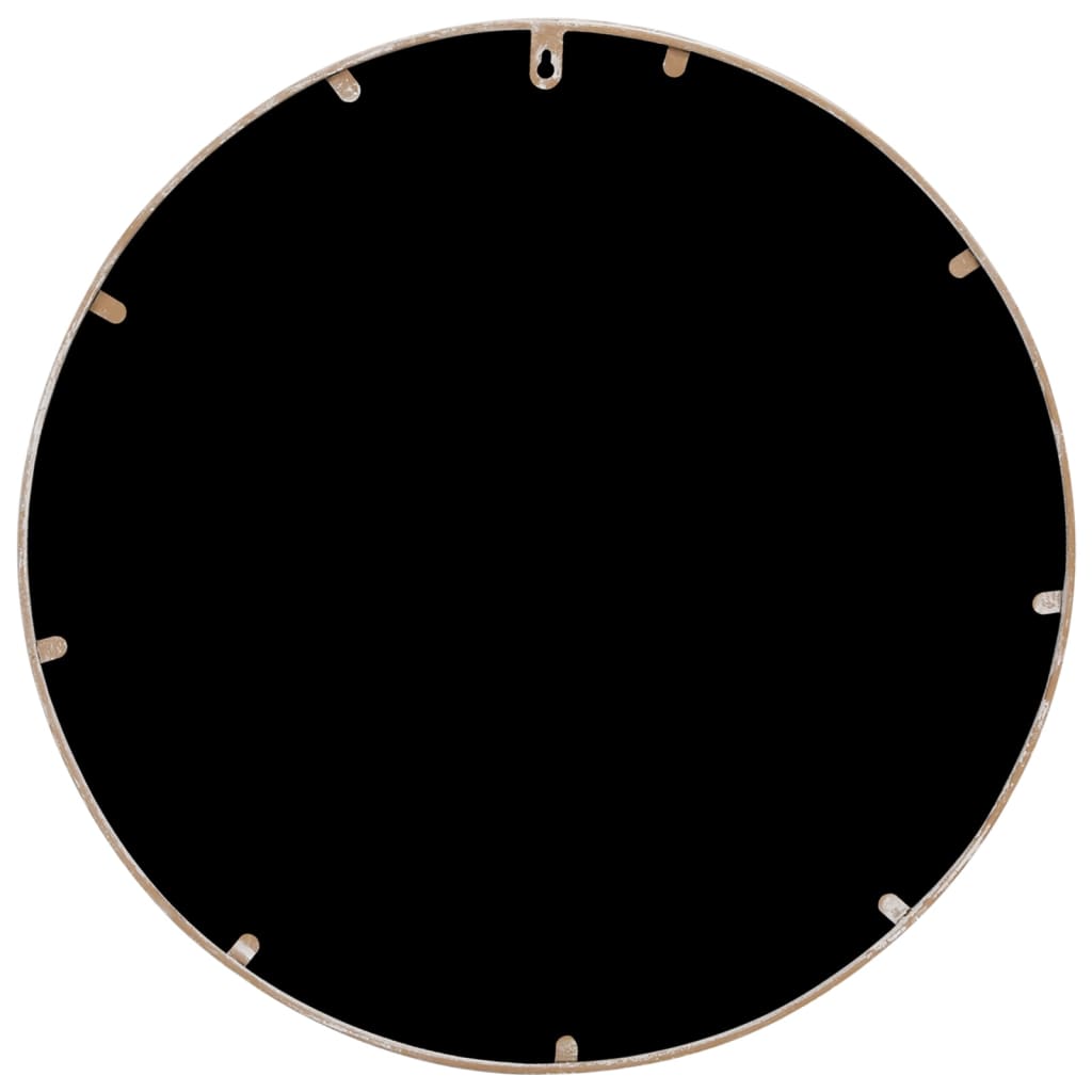 vidaXL Oglindă de grădină rotundă, nisipiu, 40x3 cm, fier, uz exterior vidaXL Oglindă de grădină rotundă, nisipiu, 40x3 cm, fier, uz exterior