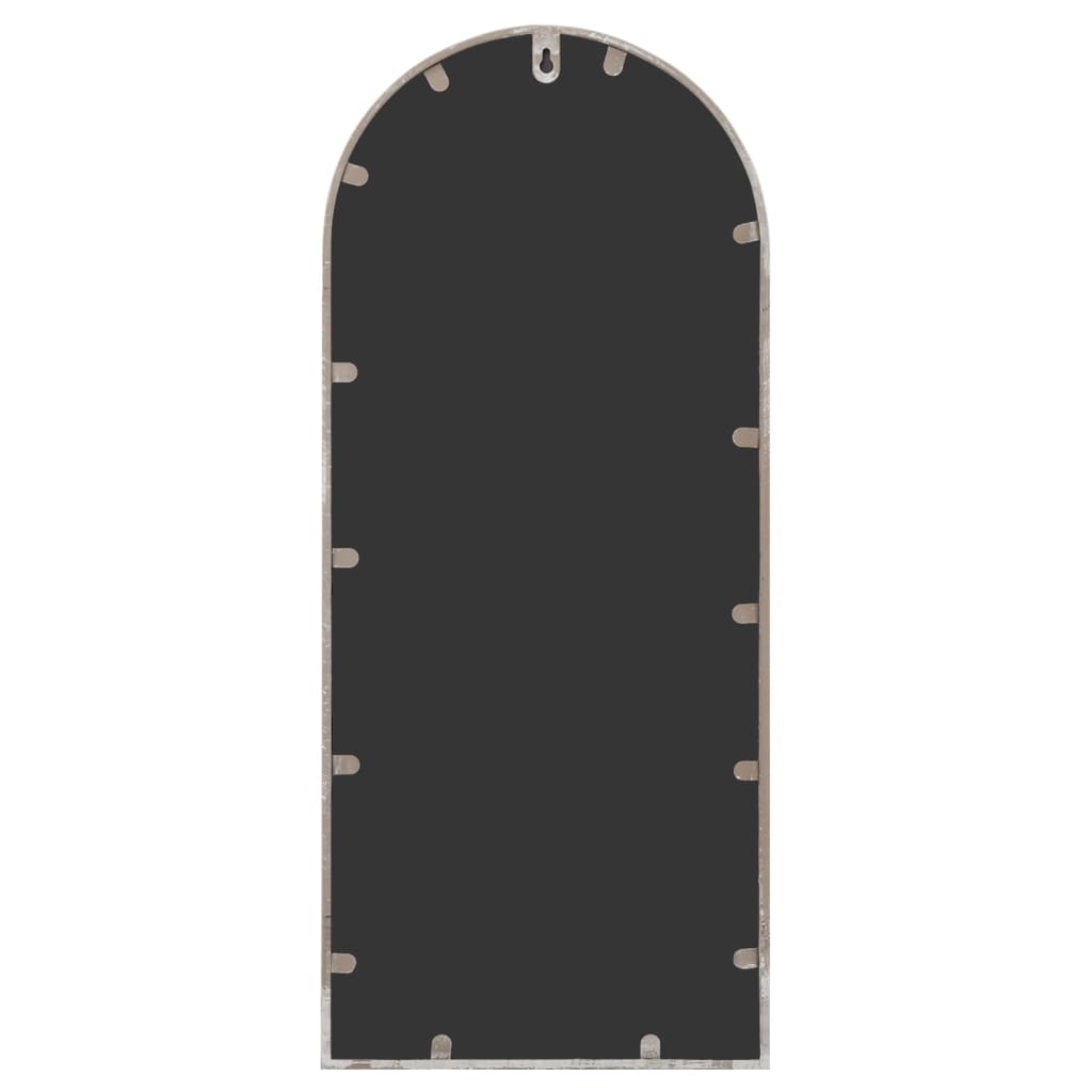 vidaXL Oglindă de grădină, nisipiu, 100x45 cm, fier, uz exterior vidaXL Oglindă de grădină, nisipiu, 100x45 cm, fier, uz exterior