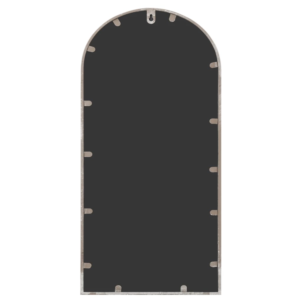 vidaXL Oglindă de grădină, nisipiu, 70x30 cm, fier, uz exterior