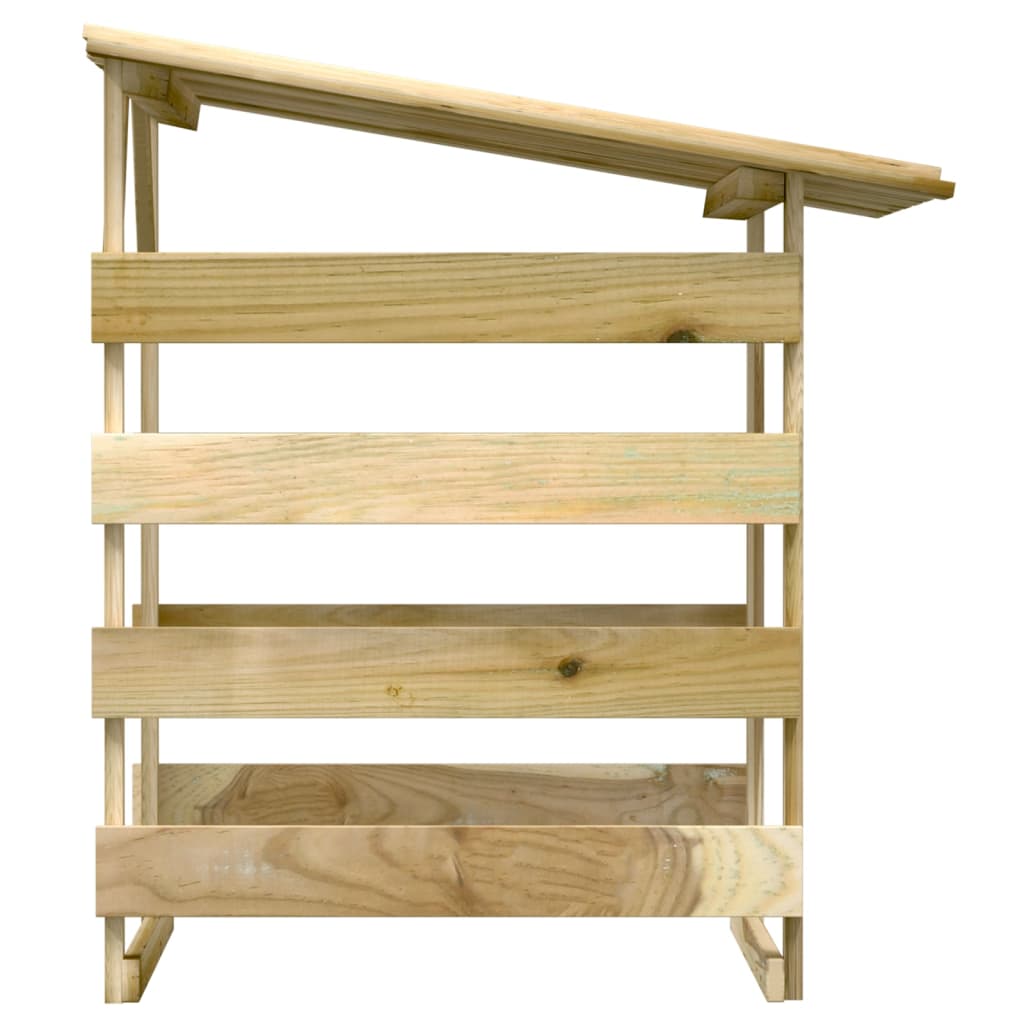 vidaXL Pergolă cu acoperiș, 100x90x100 cm, lemn de pin tratat vidaXL Pergolă cu acoperiș, 100x90x100 cm, lemn de pin tratat