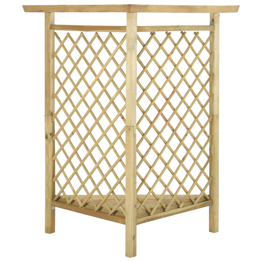 vidaXL Pergolă de colț cu banchetă, 166x81x174 cm, lemn de pin tratat vidaXL Pergolă de colț cu banchetă, 166x81x174 cm, lemn de pin tratat