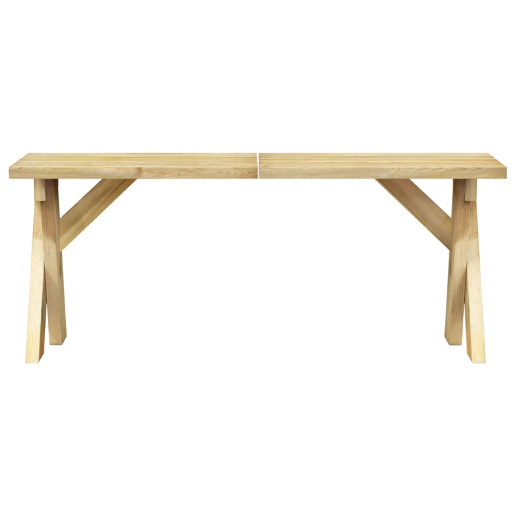 vidaXL Bancă de grădină, 110 cm, lemn de pin tratat vidaXL Bancă de grădină, 110 cm, lemn de pin tratat