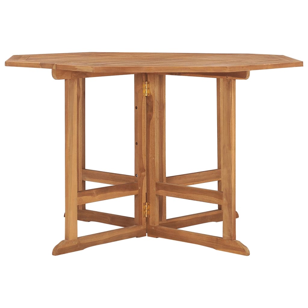 vidaXL Masă de grădină pliabilă,110x110x75 cm, lemn masiv de tec vidaXL Masă de grădină pliabilă,110x110x75 cm, lemn masiv de tec