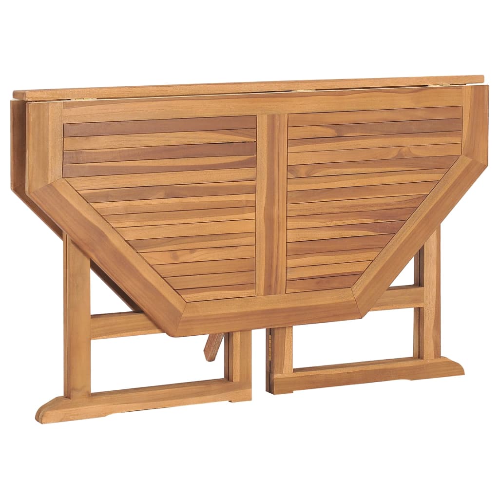 vidaXL Masă de grădină pliabilă,110x110x75 cm, lemn masiv de tec vidaXL Masă de grădină pliabilă,110x110x75 cm, lemn masiv de tec