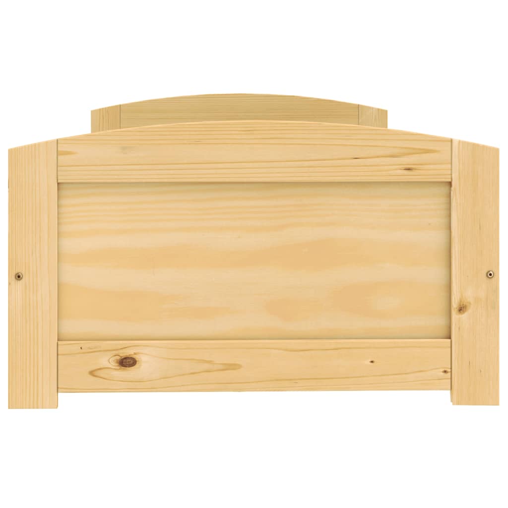 vidaXL Pat de zi cu 2 sertare "IRUN", 90x200 cm, lemn masiv pin vidaXL Pat de zi cu 2 sertare "IRUN", 90x200 cm, lemn masiv pin