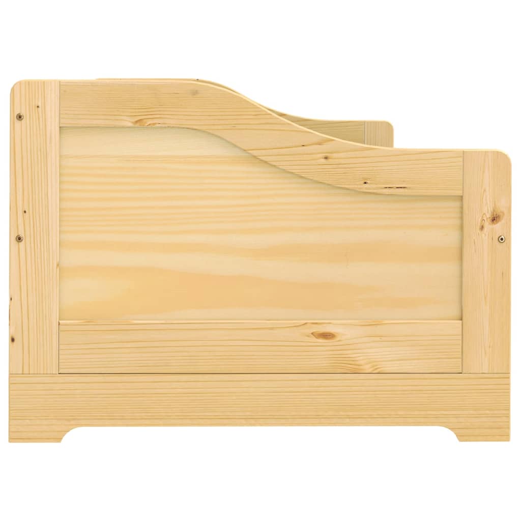 vidaXL Pat de zi cu 3 sertare "IRUN", 90x200 cm, lemn masiv pin vidaXL Pat de zi cu 3 sertare "IRUN", 90x200 cm, lemn masiv pin