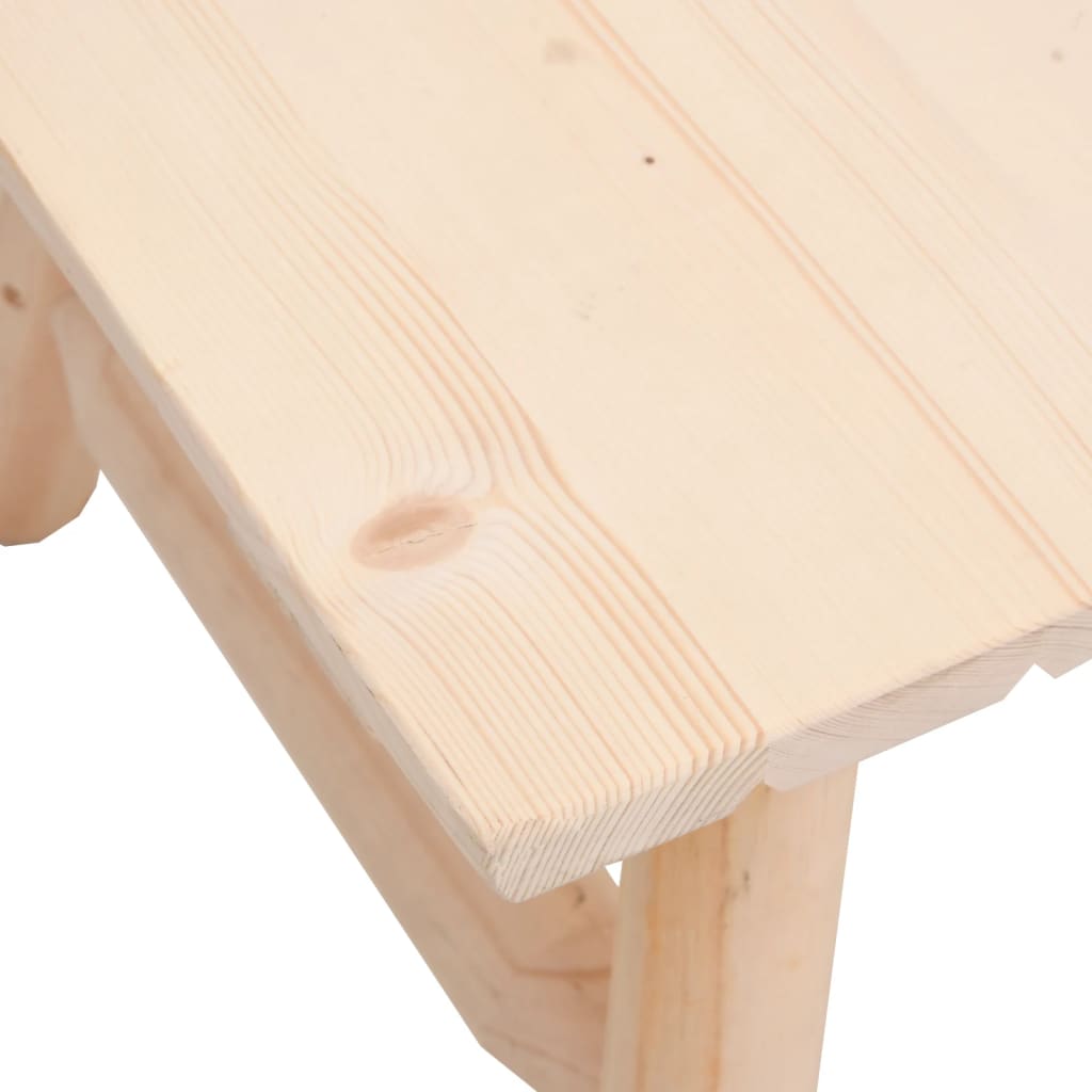 vidaXL Set mobilier de grădină, 5 piese, lemn masiv de molid vidaXL Set mobilier de grădină, 5 piese, lemn masiv de molid