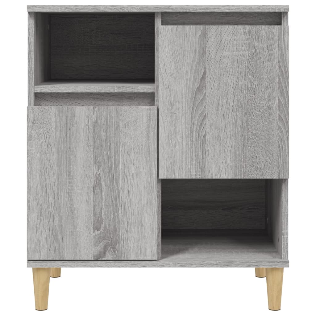 vidaXL Dulapuri, 2 buc, sonoma gri, 60x35x70 cm, lemn prelucrat