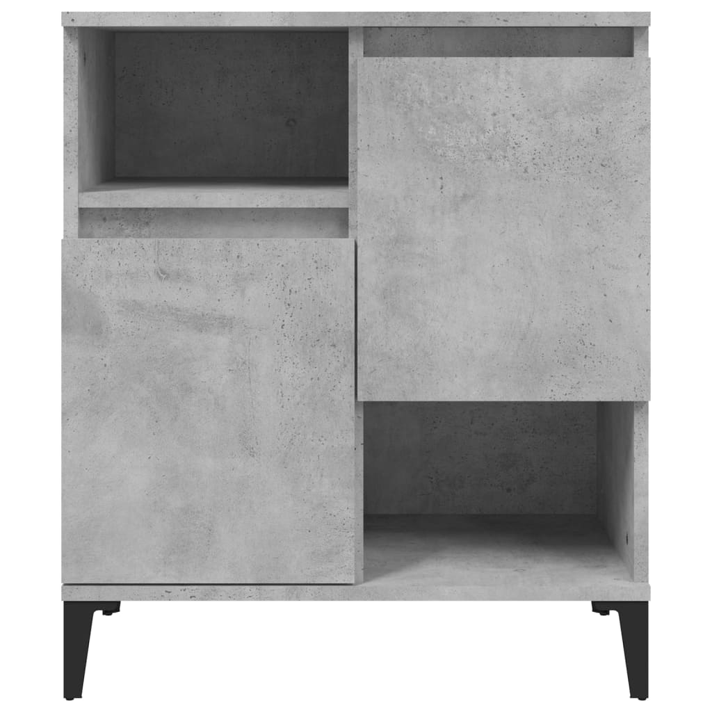 vidaXL Dulapuri, 2 buc, gri beton, 60x35x70 cm, lemn prelucrat