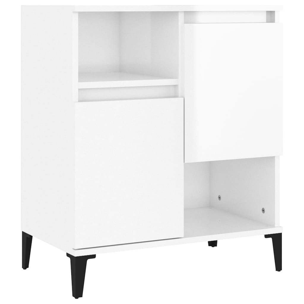 vidaXL Dulapuri, 3 buc, alb extralucios, 60x35x70 cm, lemn prelucrat vidaXL Dulapuri, 3 buc, alb extralucios, 60x35x70 cm, lemn prelucrat