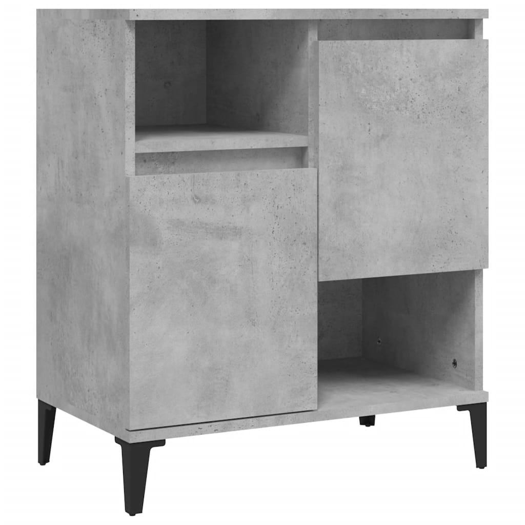 vidaXL Dulapuri, 3 buc, gri beton, 60x35x70 cm, lemn prelucrat vidaXL Dulapuri, 3 buc, gri beton, 60x35x70 cm, lemn prelucrat