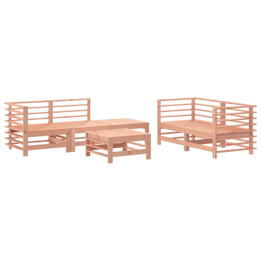 vidaXL Set mobilier relaxare grădină, 6 piese, lemn masiv Douglas