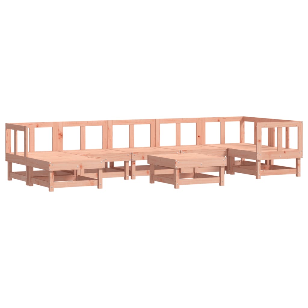 vidaXL Set mobilier relaxare grădină, 8 piese, lemn masiv Douglas vidaXL Set mobilier relaxare grădină, 8 piese, lemn masiv Douglas