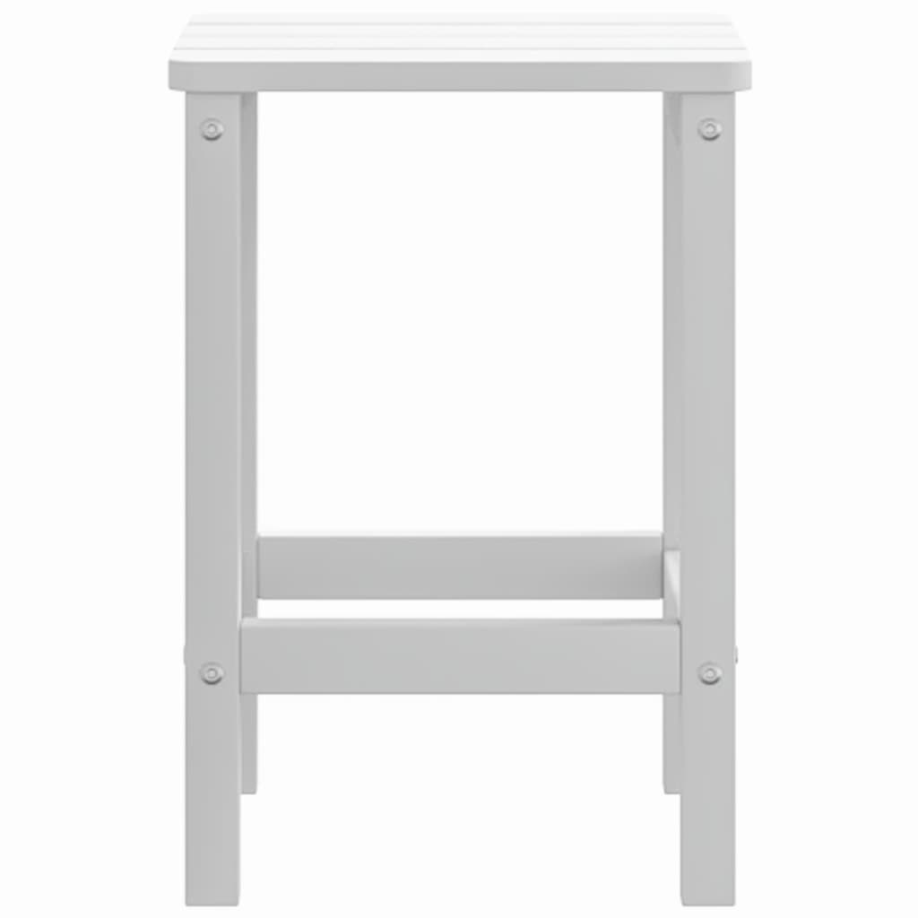 vidaXL Masă Adirondack de grădină, alb, 38x38x46 cm, HDPE vidaXL Masă Adirondack de grădină, alb, 38x38x46 cm, HDPE