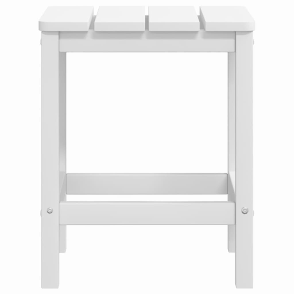 vidaXL Masă Adirondack de grădină, alb, 38x38x46 cm, HDPE vidaXL Masă Adirondack de grădină, alb, 38x38x46 cm, HDPE